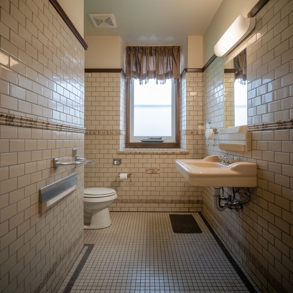 commercial bathroom tile​