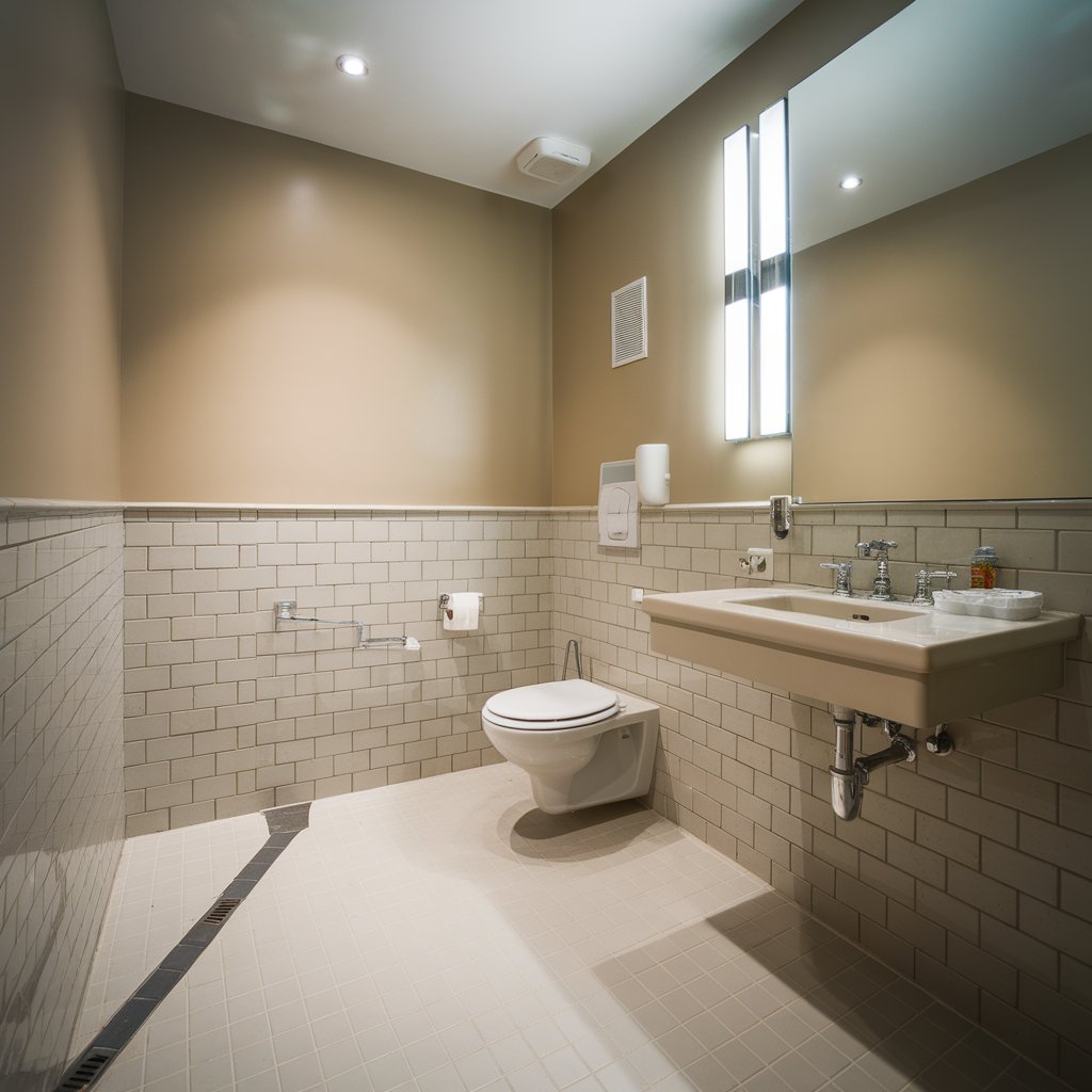 commercial bathroom tile​