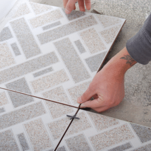 commercial ceramic tile installation