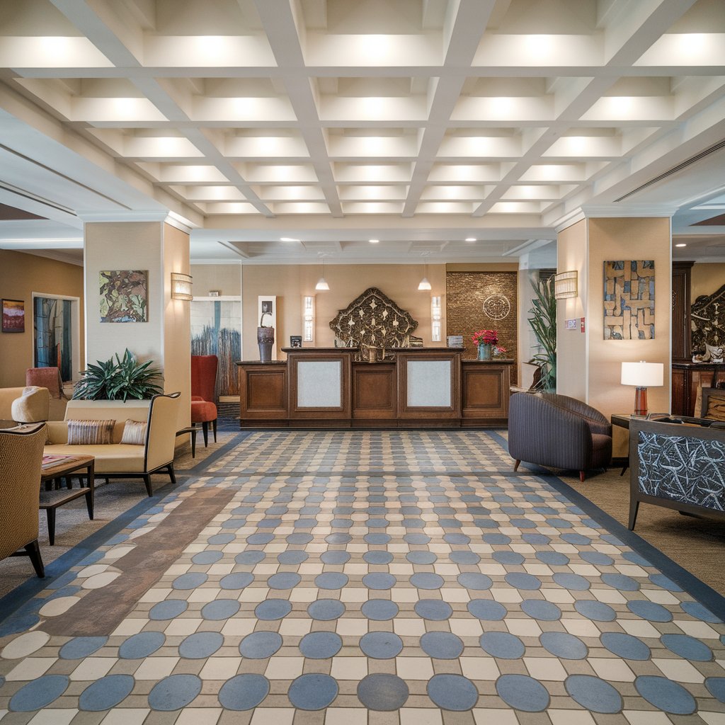 hotel lobby tiles