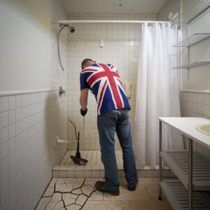 how to fill cracks in bathroom tiles
