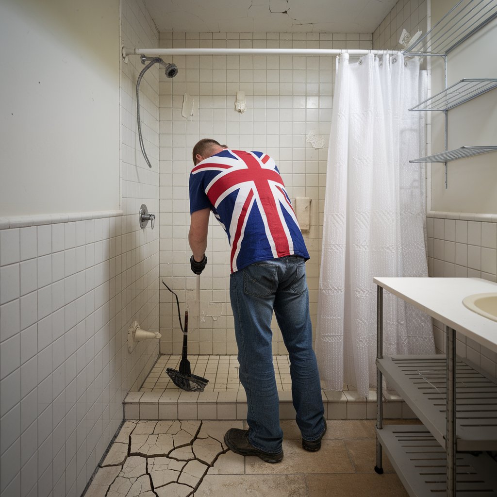 how to fill cracks in bathroom tiles