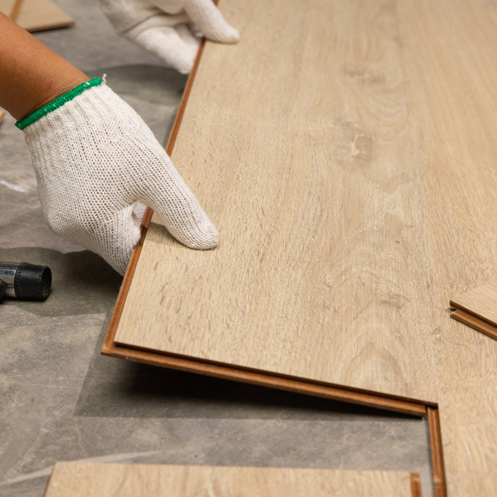 how to install commercial vinyl tile