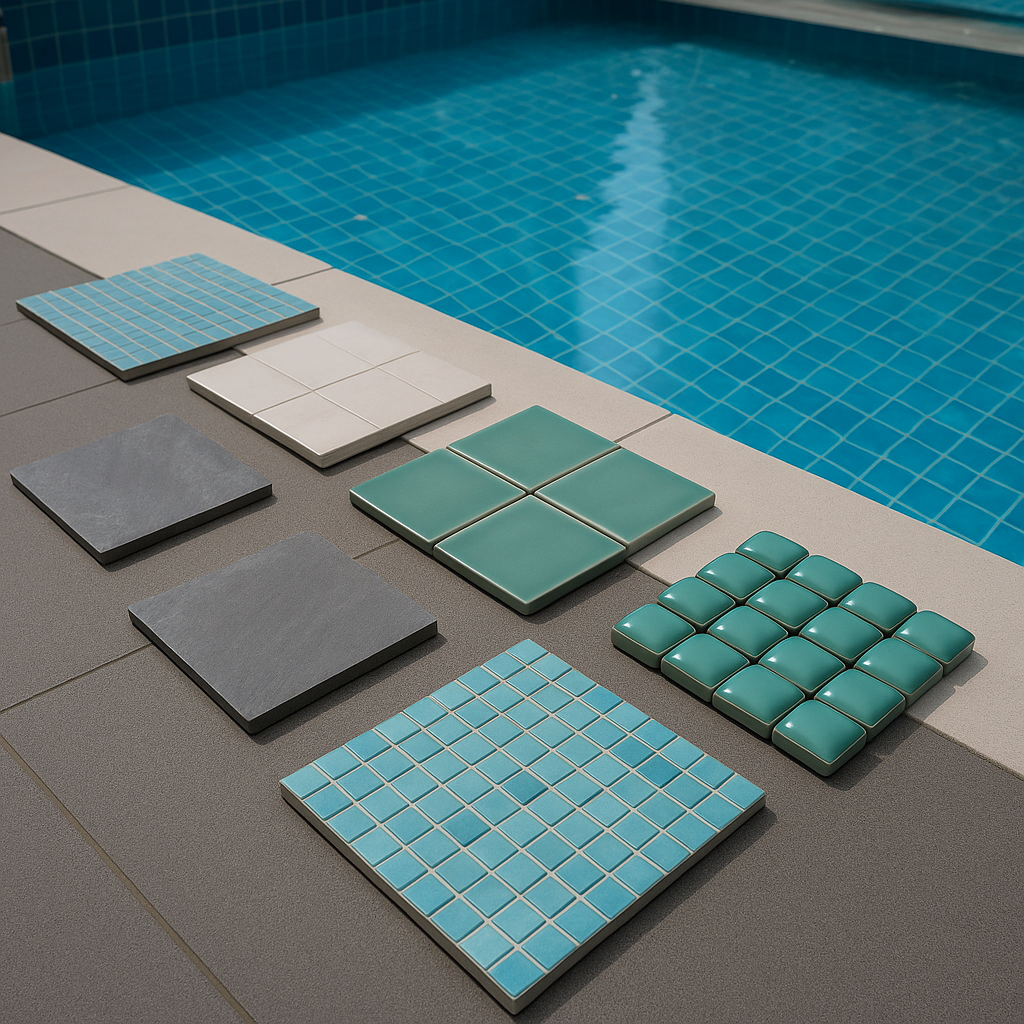 what tiles are suitable for swimming pools