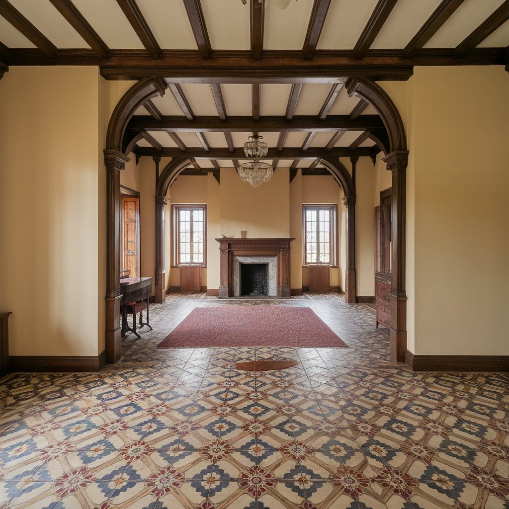 how to lay victorian hallway tiles