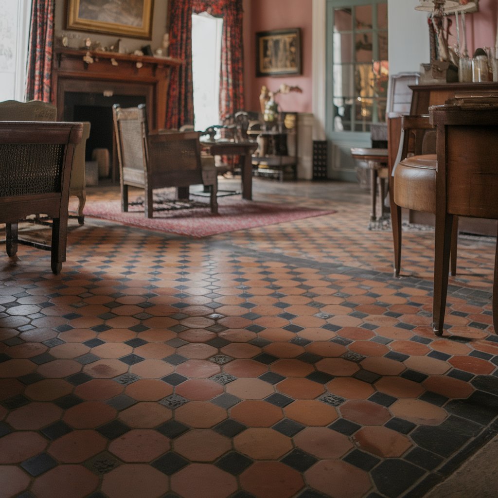 how to lay victorian floor tiles hallway