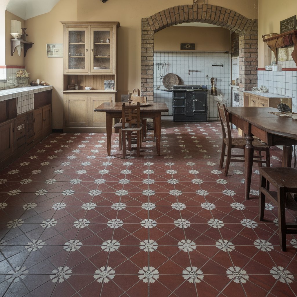 victorian floor tiles kitchen