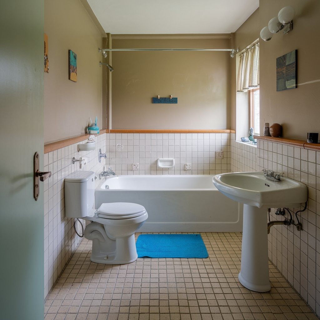 avoid harsh chemicals on tiles