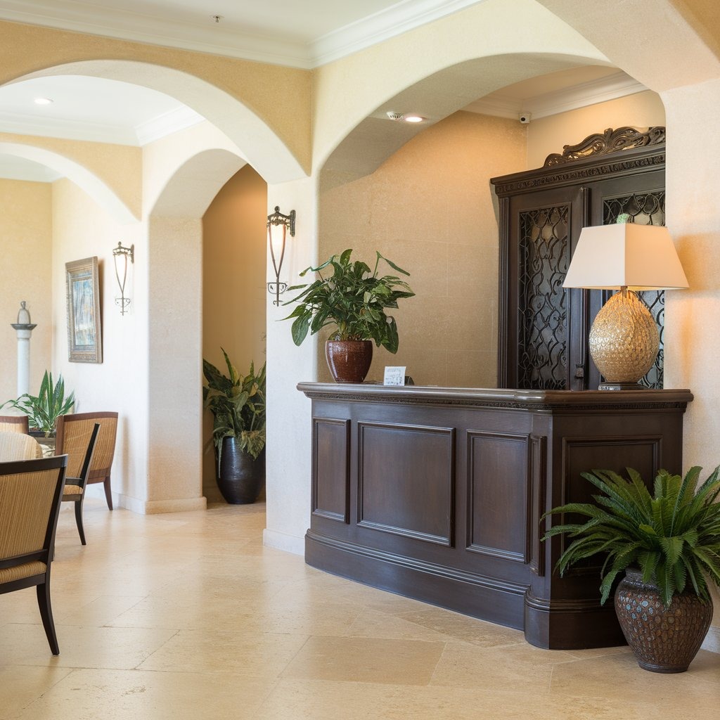 tile styles for office entrance