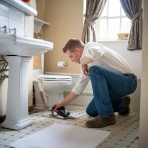 repair cracked bathroom wall tile