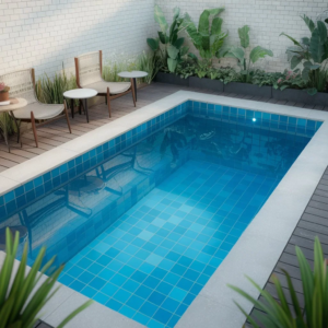 Small Swimming Pool Tiling Ideas for Gardens and Indoor Pools